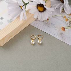 Laiton Huggie boucles d'oreilles&nbsp;EJEW-JE04433-02