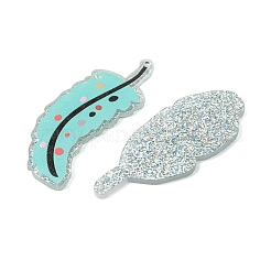 Наборы для изготовления сережек с блестящими акриловыми перьями своими руками&nbsp;DIY-FS0006-84