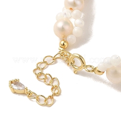 Браслеты с плоскими круглыми звеньями и стразами из синего циркона BJEW-C051-17G