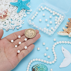 3 нити рифленых текстурированных ракушечных бусин из жемчуга&nbsp;BSHE-ME0001-02