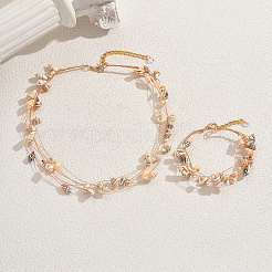 Набор из нескольких браслетов и ожерелий в стиле бохо для женщин&nbsp;MF0861