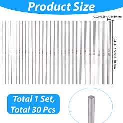 30 Stück 304 Edelstahlstäbe&nbsp;TOOL-SC0001-88