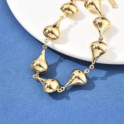 Браслеты-цепочки из нержавеющей стали 304 для женщин&nbsp;BJEW-U021-08G-02