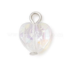 Прозрачные стеклянные подвески&nbsp;PALLOY-JF04114-02