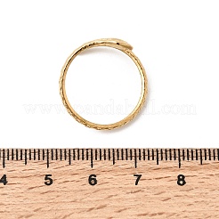 5 шт. открытые манжеты из нержавеющей стали 304 для женщин&nbsp;RJEW-K313-05G