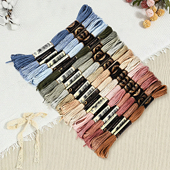 Полиэфирные нитки для вышивания&nbsp;OCOR-WH20074-13B-05C