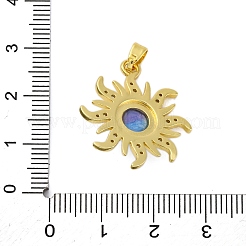 Латунные микро проложить кубического циркония подвески&nbsp;KK-V009-30G-04