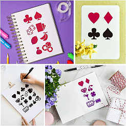 Трафареты для штампов из нержавеющей стали DIY-WH0279-167