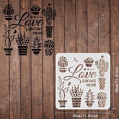 Modelli di stencil per pittura da disegno riutilizzabili in plastica&nbsp;DIY-WH0172-461