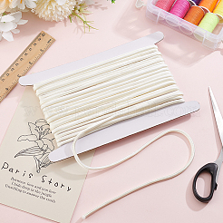 Круглая атласная лента длиной 10 м с хлопковым шнуром внутри. OCOR-BC0007-35C