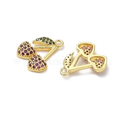 Латунные микро проложить кубического циркония подвески&nbsp;KK-H522-02A-G