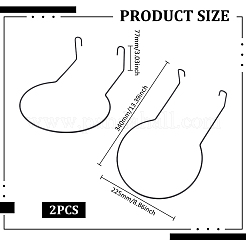 Стойка для держателя ковбойской шляпы из углеродистой стали для сидений грузовиков и автомобильных аксессуаров&nbsp;AJEW-WH0696-095