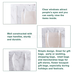 Букет цветов бумажные подарочные пакеты ABAG-WH0005-46C-05