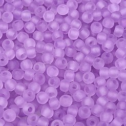 Perles de rocaille en verre transparent dépoli fgb&nbsp;SEED-N013-02A-07