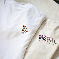 4 лист 11.6x8.2-дюймовых рисунков вышивки палочками и стежками DIY-WH0455-002