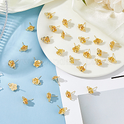 50 шт. Сплав серьги-гвоздики&nbsp;FIND-DC0007-50