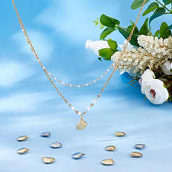 60 шт. 2-х цветные подвески из нержавеющей стали 304&nbsp;STAS-DC0016-34