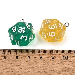 Pendentifs en résine transparente&nbsp;RE-CBA158B-02A
