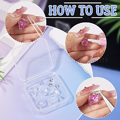 5 шт. бутылок из выдувного стекла ручной работы&nbsp;GLAA-TA0012-33C