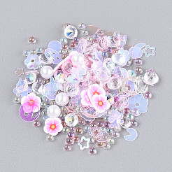 Кабошоны из полимерной глины ручной работы CLAY-N013-29F