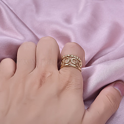 Винтажные полые манжеты из нержавеющей стали во французском стиле для женщин&nbsp;LA6157-2