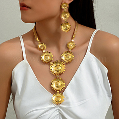 Set di gioielli in ferro floreale per donna&nbsp;DM1631-1
