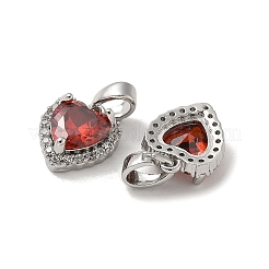 Подвески из латуни с микропаве из циркония&nbsp;KK-R210-20P