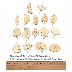 100шт деревянные кабошоны&nbsp;WOOD-CJ0001-39