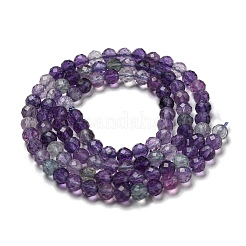 Природного флюорита бисер нитей&nbsp;G-K315-B01-01