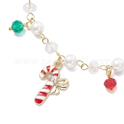 3 шт. рождественские браслеты из сплава и эмали BJEW-JB12203