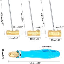 Набор латунных ювелирных молотков TOOL-WH0019-84