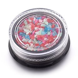 Shell abalone / paua shellslices, manicure decorazione nail art, colorato, 40x14.5mm