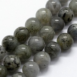 Natur Labradorit Perlen Stränge, Runde, 6 mm, Bohrung: 0.8 mm, ca. 63 Stk. / Strang, 14.76 Zoll (37.5 cm)