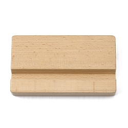 Soportes para móviles de madera de haya, Rectángulo, burlywood, 14.1x8x2 cm