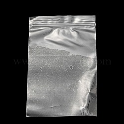 Transparente Plastikbeutel mit Reißverschluss, wiederverschließbare Verpackungsbeutel, Rechteck, Transparent, 18.7x12x0.15 cm, einseitige Dicke: 2.9 mil (0.075 mm)