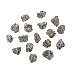 Superfindings 2 borse perline di calcopirite druzy naturale, Senza Buco / undrilled, pepite, 18~24.5x16.5~21x13~15mm, circa 7~8pcs/100g, 100 g / borsa