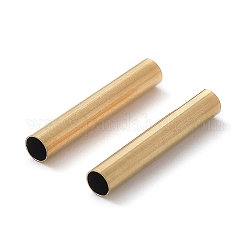 Placcatura ionica (ip) 304 perline in tubo di acciaio inossidabile, oro, 15x2.5mm, Foro: 2 mm