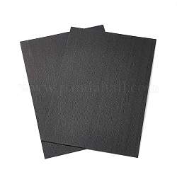 (vente de clôture défectueuse : une surface rayée) fond en plastique pour sac à tricoter, accessoires de bricolage fait main, rectangle, noir, 30x20.2x0.15 cm