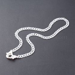Collares de cadena de encintado acrílico personalizados, cadenas de bolsos, con cierres de langosta de plástico, whitesmoke, 28.34 pulgada (72 cm)