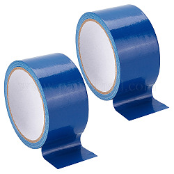 Cintas adhesivas de gasa y polietileno gorgecraft para fijar moquetas, cinta de tela de reparación de encuadernación, piso, azul real, 48mm, 10 m / rollo, 2 rollo / juego