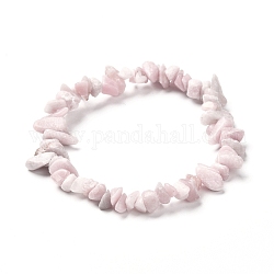 Bracelets extensibles en perles d'opale rose naturelle, diamètre intérieur: 2 pouce (5 cm)