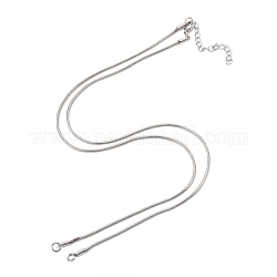 真鍮製ネックレス作りアクセサリー  ポップコーンチェーン付き  長持ちメッキ  プラチナメッキ  シングルチェーンの長さ：34.7~35.8cm