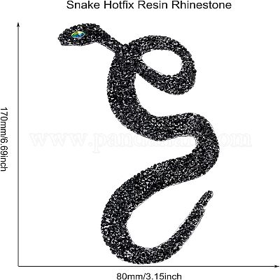 Горный хрусталь из смолы hotfix (термоклей на спине) DIY-FG0001-53-1
