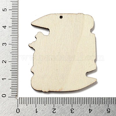 Дерева кулон WOOD-H107-04-27-1