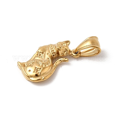 Подвеска из нержавеющей стали 304 со стразами&nbsp;STAS-B167-14B-G-1