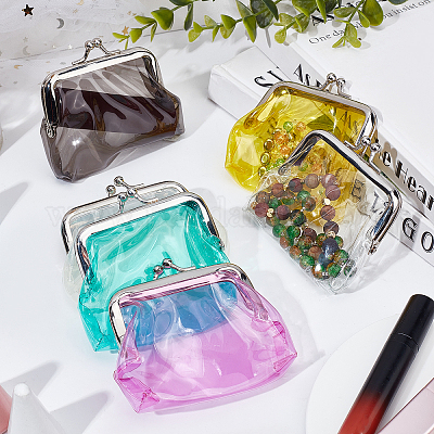 Clear store change purse