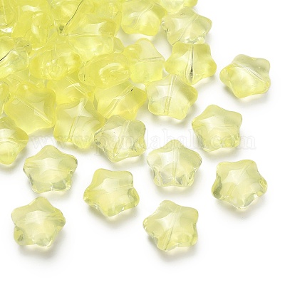 Прозрачные стеклянные бусины GLAA-B029-01G-1