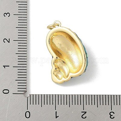 Латунь эмаль подвески KK-B148-01G-02-1