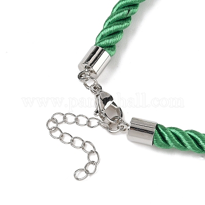 Изготовление ожерелья из нейлонового витого шнура толщиной 5 мм FIND-G096-01P-33-1