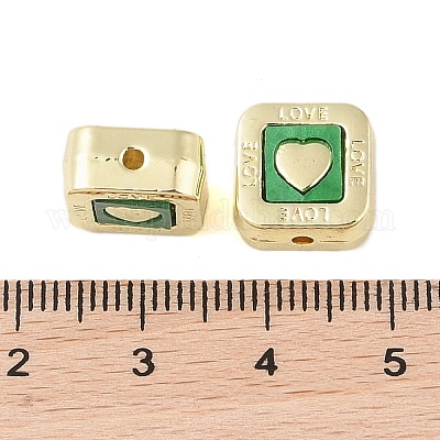 Сплав обшивки стойки с акриловыми бусинами FIND-B037-01G-02-1